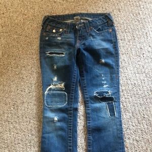 Size 26 True Religion Jeans, worn once or twice
